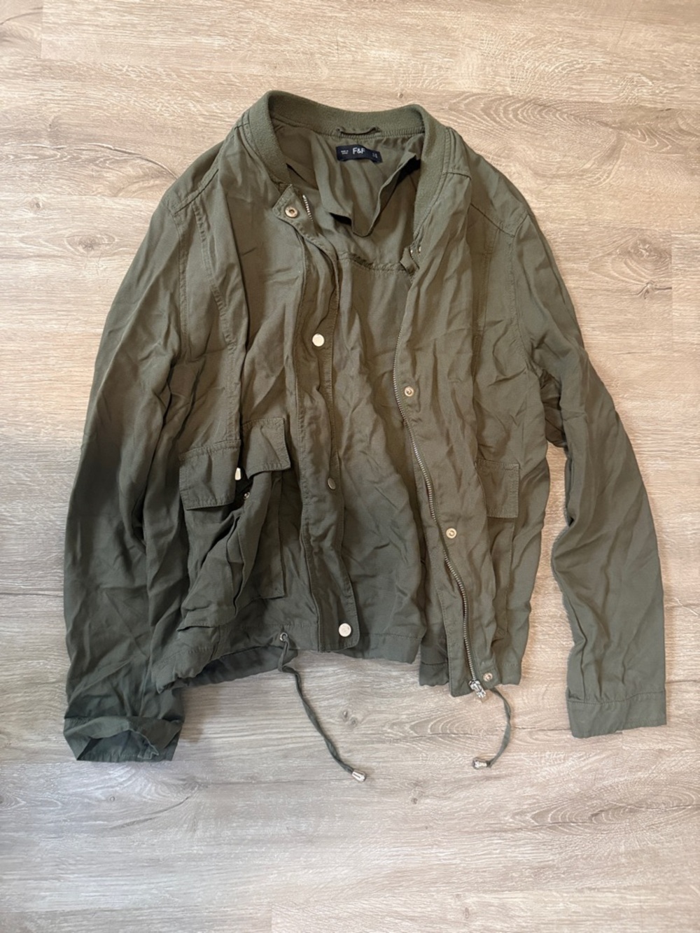 F&F Olive Green Utility Jacket